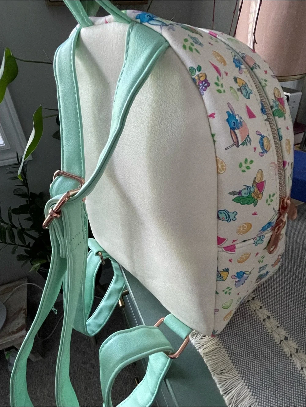 Loungefly Disney Lilo & Stitch Vacation Vibes Mini Backpack - Picture 6 of 9